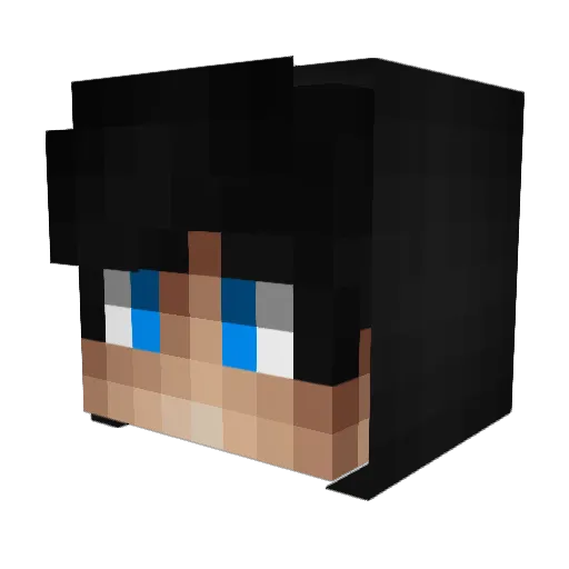 Tr_Cagri_K Minecraft avatar head, 3D render