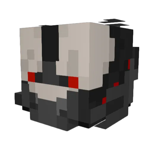Tr_sh Minecraft avatar head, 3D render