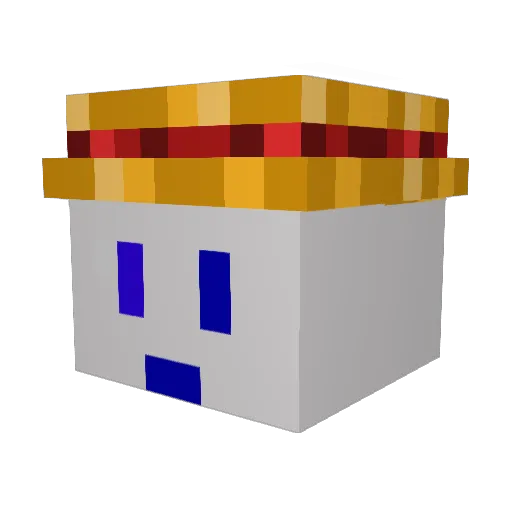 TraFiccK Minecraft avatar head, 3D render
