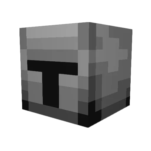 Tracdil Minecraft avatar head, 3D render