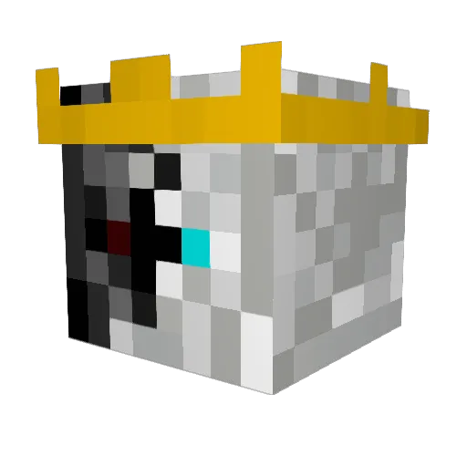TraceAgon Minecraft avatar head, 3D render