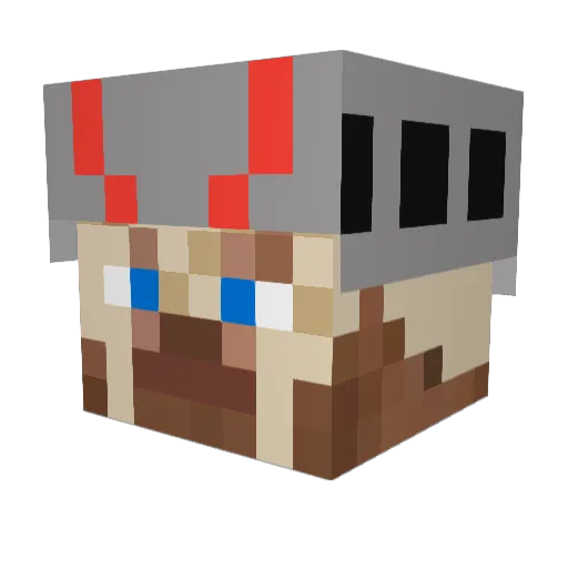 TraceMcSorely99 Minecraft avatar head, 3D render