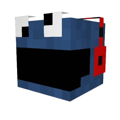 Traceb1234 Minecraft avatar head, 3D render