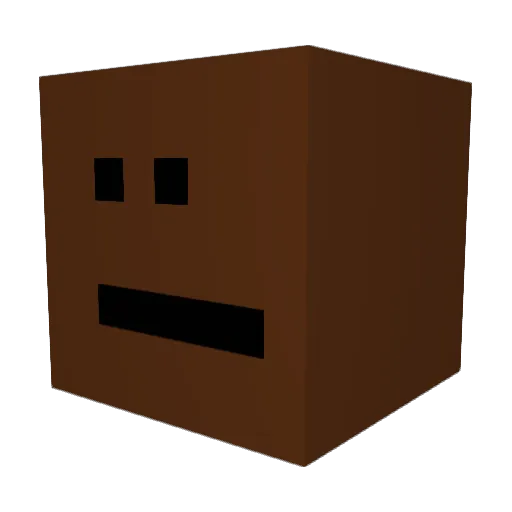 Tracebadmos Minecraft avatar head, 3D render