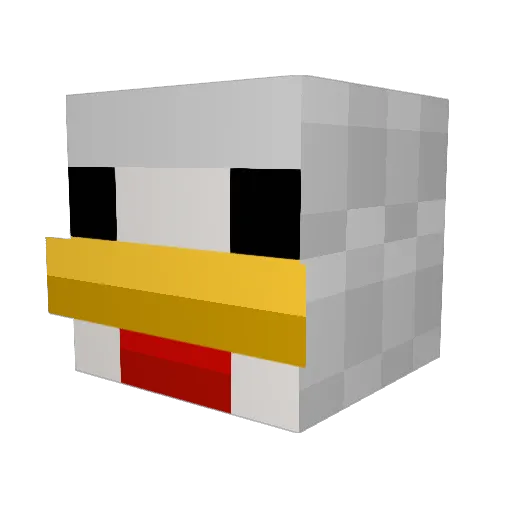 Tracer200 Minecraft avatar head, 3D render