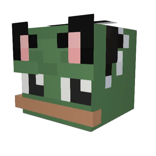 Traceyyyyy_ Minecraft avatar head, 3D render