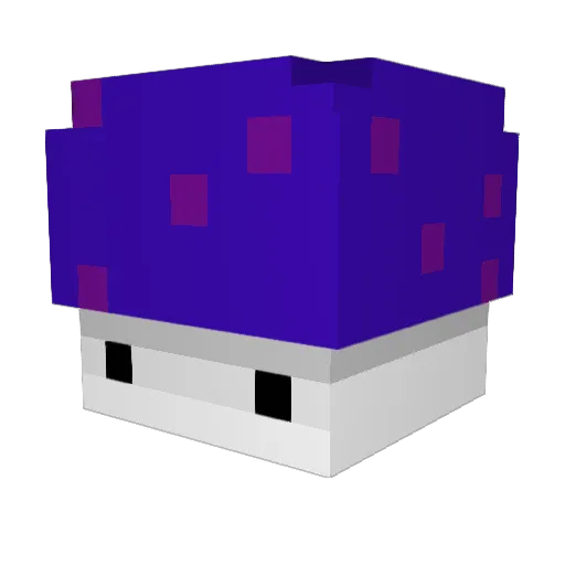 Trackball_Player Minecraft avatar head, 3D render