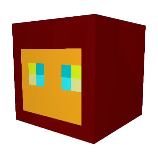TrackedChaos Minecraft avatar head, 3D render