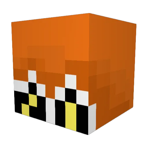 TrackerYT123 Minecraft avatar head, 3D render