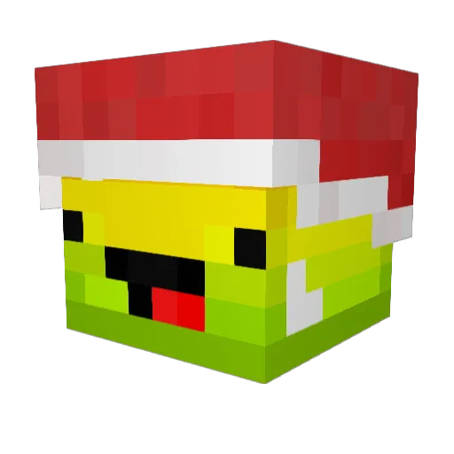 Trackti Minecraft avatar head, 3D render
