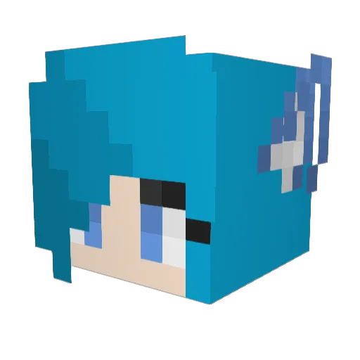 TracyBeaker08 Minecraft avatar head, 3D render
