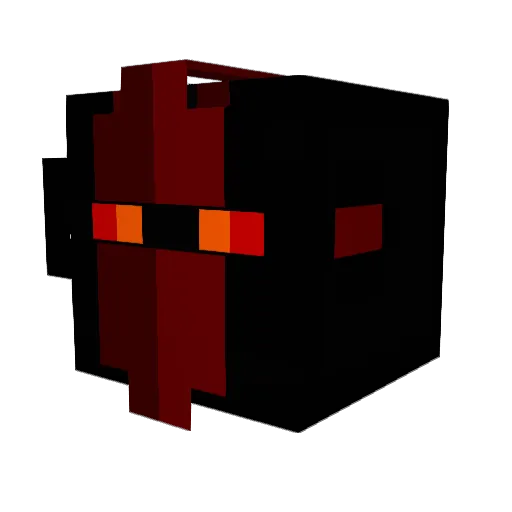 Traczy Minecraft avatar head, 3D render