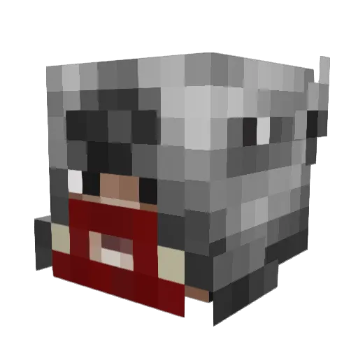 Trade_DragonLore Minecraft avatar head, 3D render