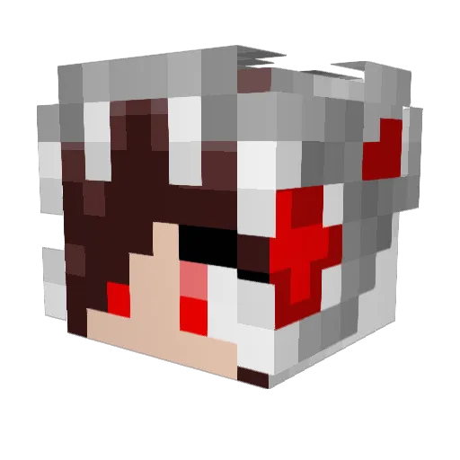 Traderskillz Minecraft avatar head, 3D render