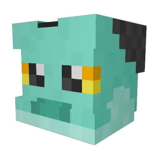 Traeurn Minecraft avatar head, 3D render