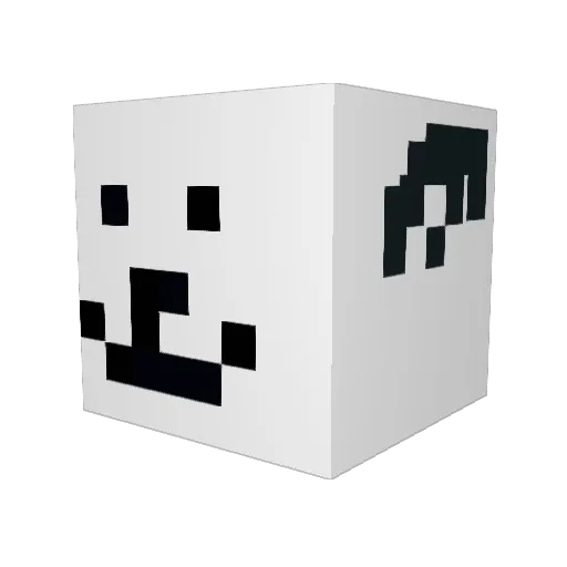 TrafficCone1 Minecraft avatar head, 3D render