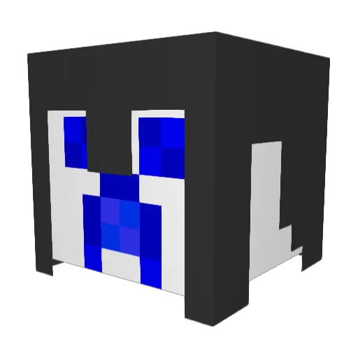 TrafflcCone Minecraft avatar head, 3D render