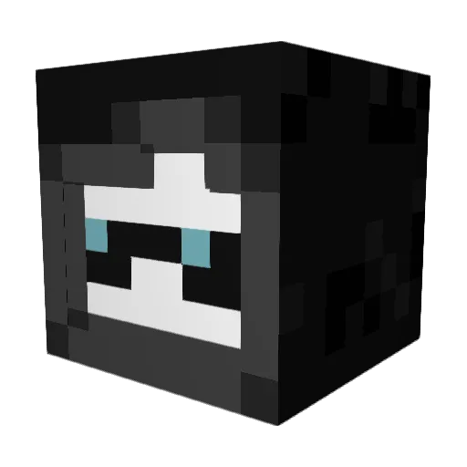 Trag3d Minecraft avatar head, 3D render