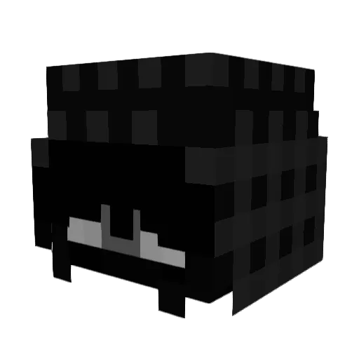 TragedyOP Minecraft avatar head, 3D render