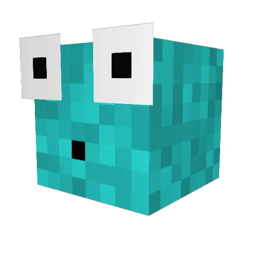 Tragedy_shoWw Minecraft avatar head, 3D render