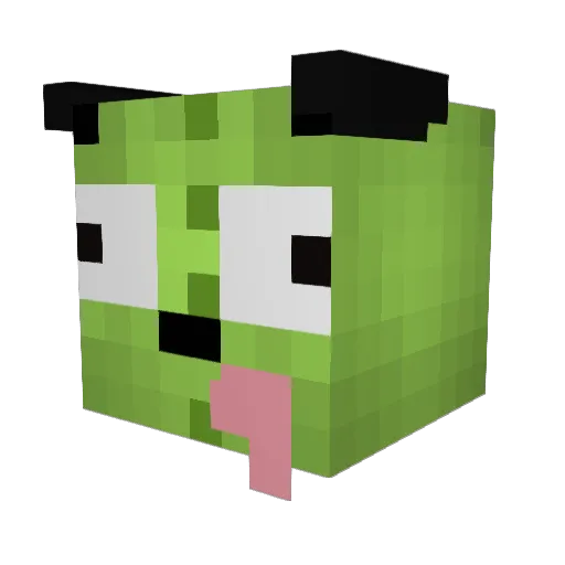 TragicalBird Minecraft avatar head, 3D render