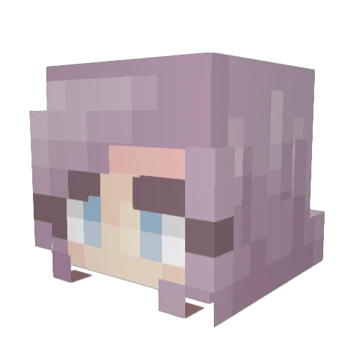 TragikGamer Minecraft avatar head, 3D render