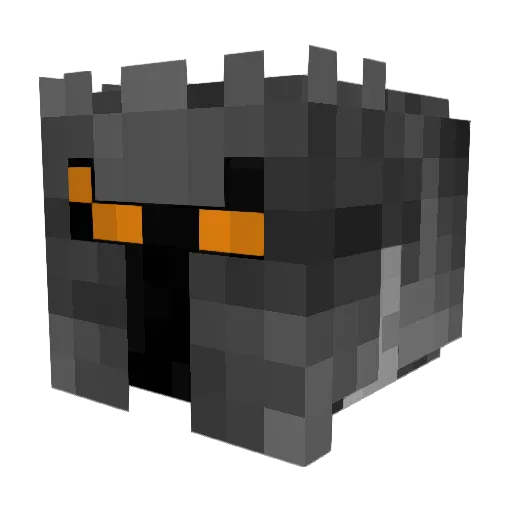 Tragoras Minecraft avatar head, 3D render