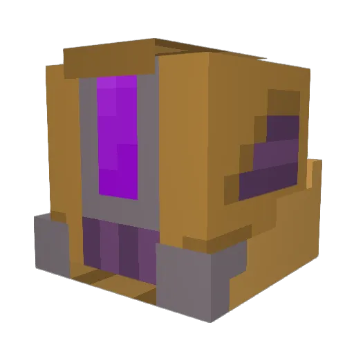 Tragos Minecraft avatar head, 3D render