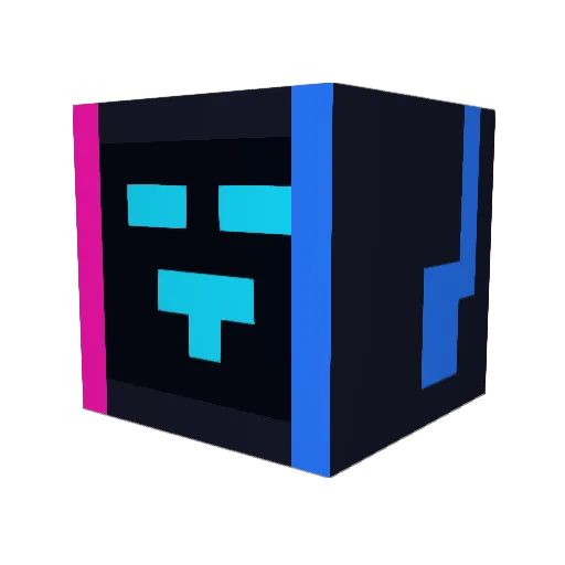 Trahols Minecraft avatar head, 3D render
