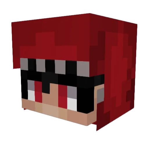Trai_Chuoi Minecraft avatar head, 3D render