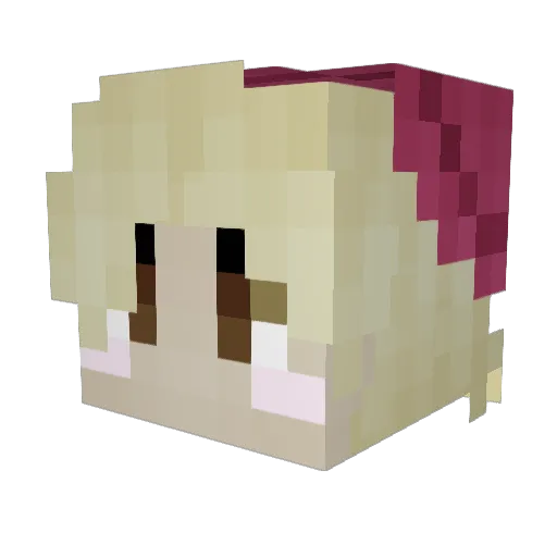 TrainArcher Minecraft avatar head, 3D render