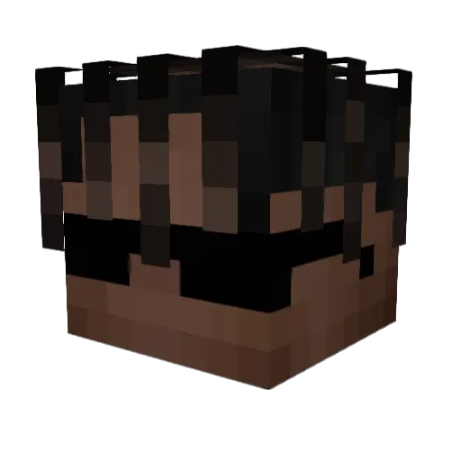 TrainPlay98 Minecraft avatar head, 3D render