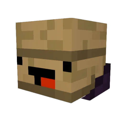 Traitors Minecraft avatar head, 3D render