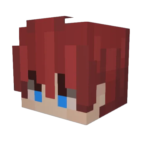 TrajanXIV Minecraft avatar head, 3D render