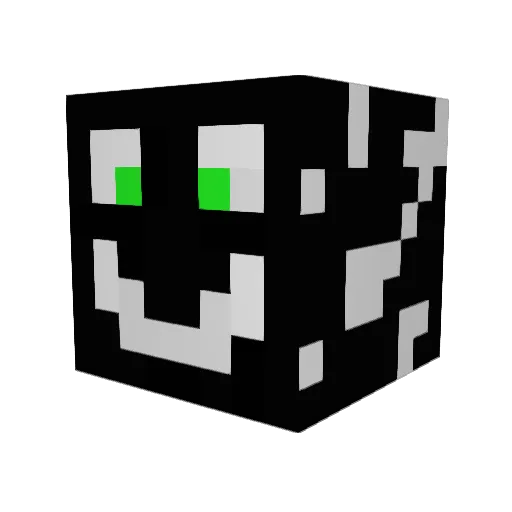 Traktor_ Minecraft avatar head, 3D render
