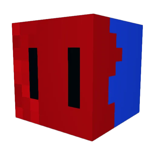 Traktora_Rei Minecraft avatar head, 3D render