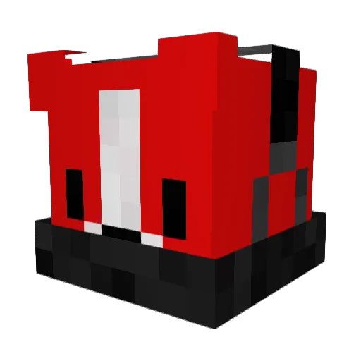 Trakyo Minecraft avatar head, 3D render