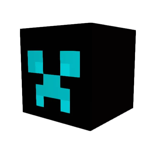 Tralecs Minecraft avatar head, 3D render