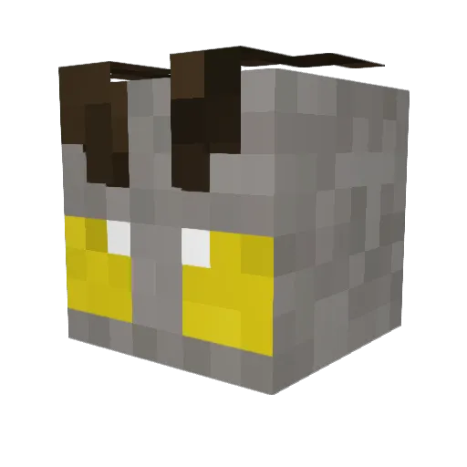 TralokTheBard Minecraft avatar head, 3D render