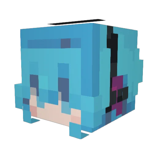 Tralynn522 Minecraft avatar head, 3D render