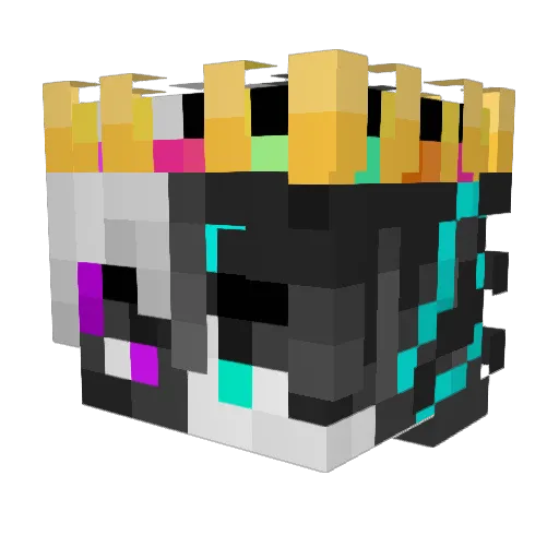 Tramoudanas Minecraft avatar head, 3D render