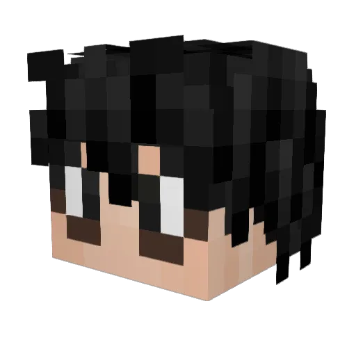 Tramoyo Minecraft avatar head, 3D render
