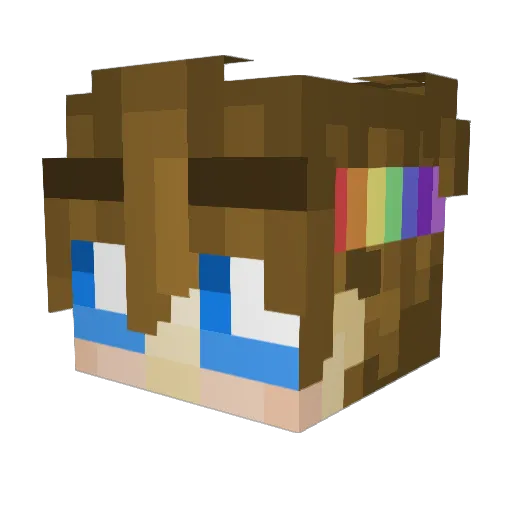 Tramper_ Minecraft avatar head, 3D render