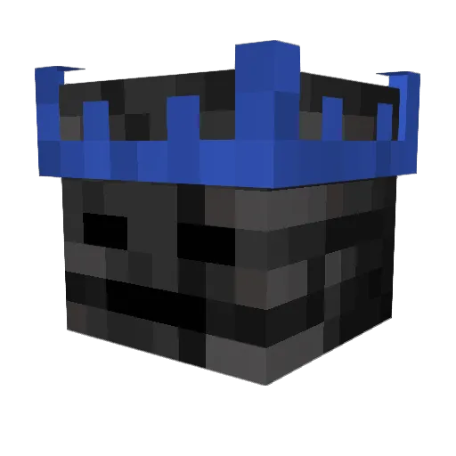 Tramponia Minecraft avatar head, 3D render