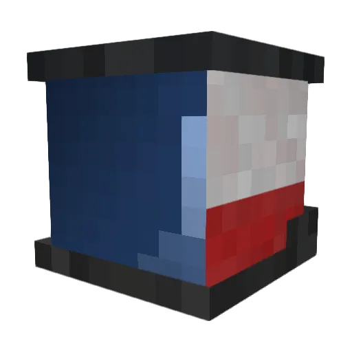 TramvaiNfinite Minecraft avatar head, 3D render