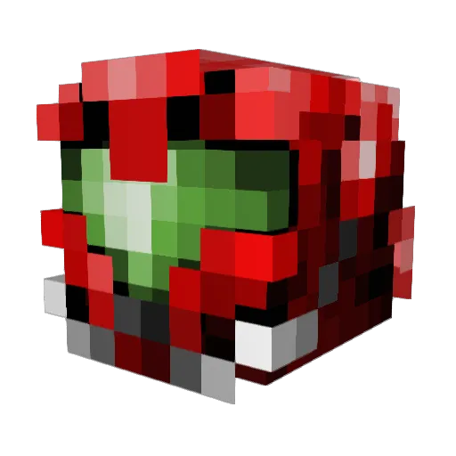 TraneRekt Minecraft avatar head, 3D render