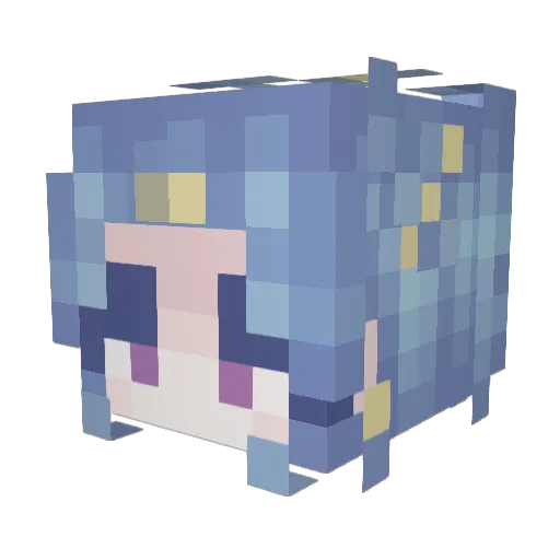 Tranquil_Peace Minecraft avatar head, 3D render
