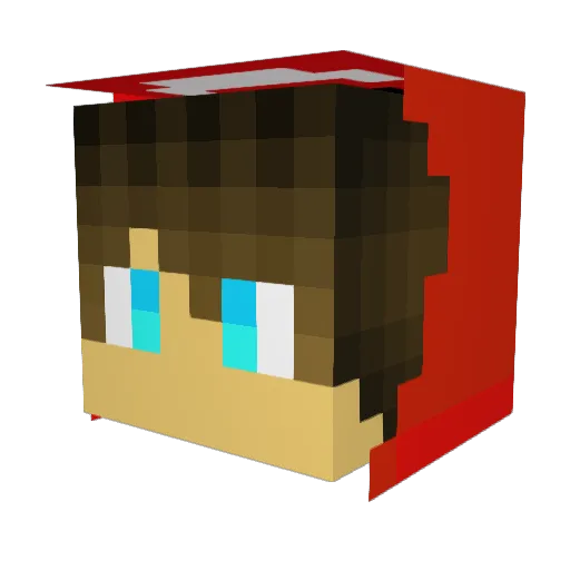 Tranquilo12 Minecraft avatar head, 3D render