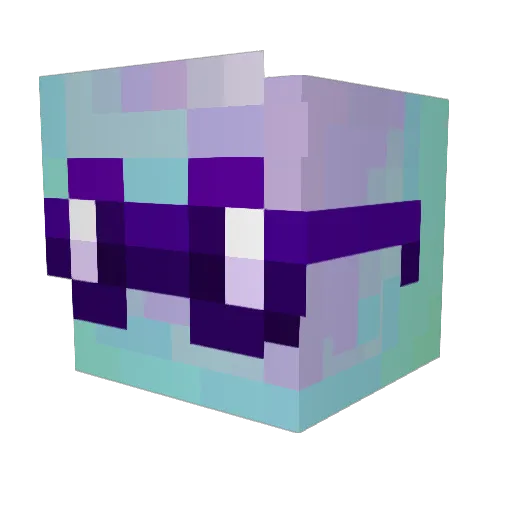 TransGirl83 Minecraft avatar head, 3D render