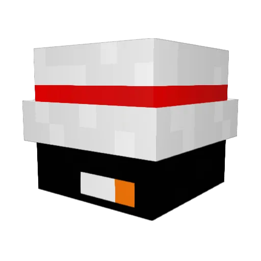 Transcontinental Minecraft avatar head, 3D render